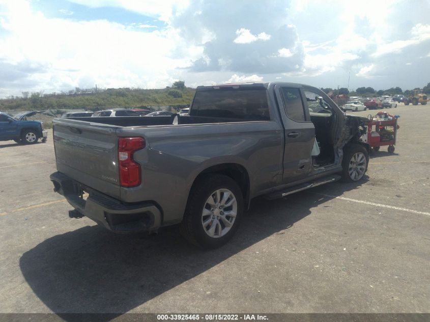2021 CHEVROLET SILVERADO 1500 CUSTOM VIN: 1GCRWBEK6MZ370723