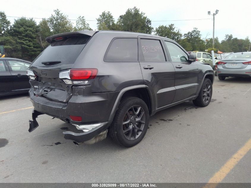 2021 JEEP GRAND CHEROKEE 80TH ANNIVERSARY VIN: 1C4RJFBG7MC676046