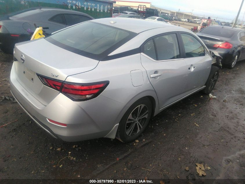 2022 NISSAN SENTRA SV VIN: 3N1AB8CV1NY215052