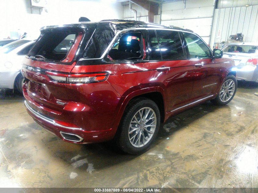 2022 JEEP GRAND CHEROKEE SUMMIT VIN: 1C4RJHEG9N8582777