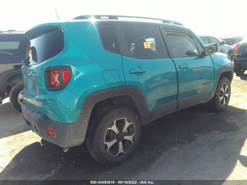 2022 JEEP RENEGADE TRAILHAWK VIN: ZACNJDC14NPN53666