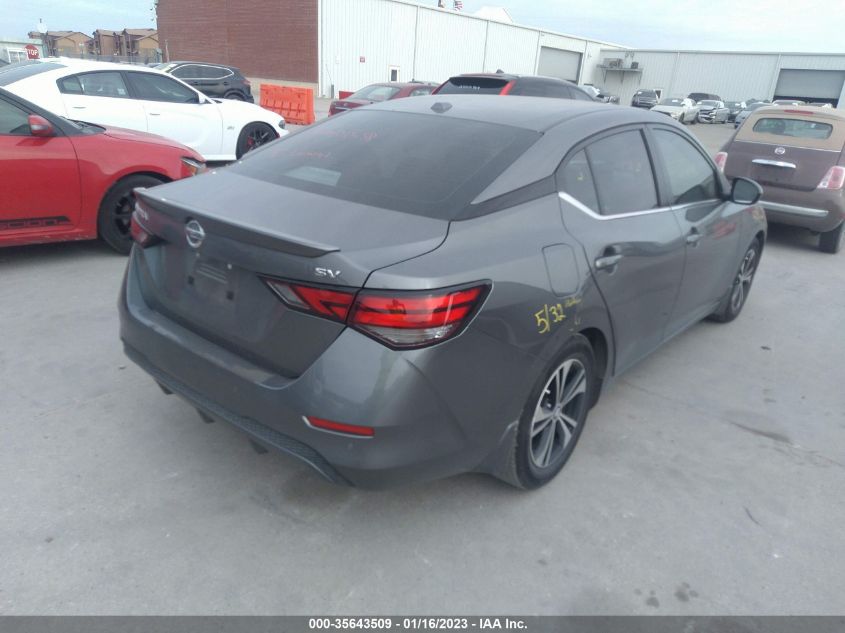 2021 NISSAN SENTRA SV VIN: 3N1AB8CV4MY283103