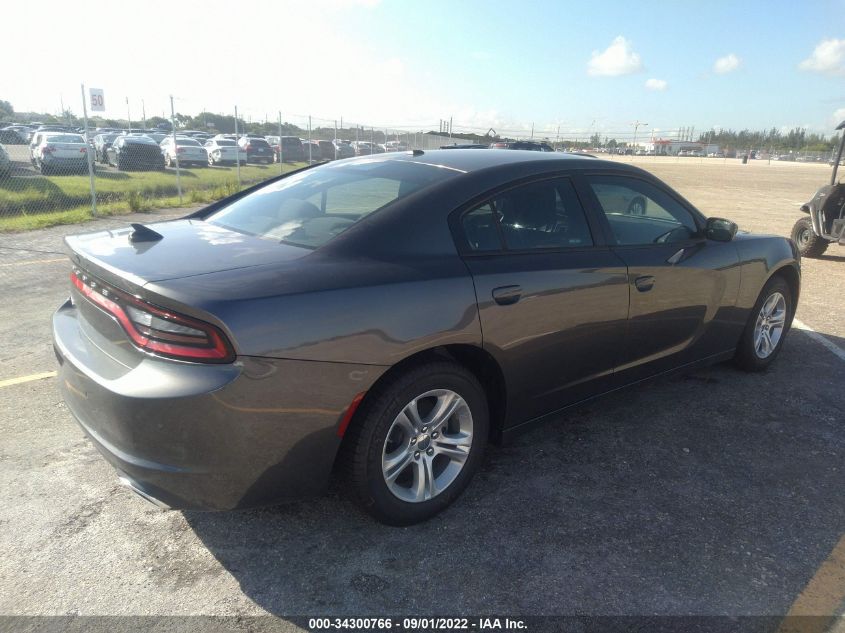 2022 DODGE CHARGER SXT VIN: 2C3CDXBG3NH149630