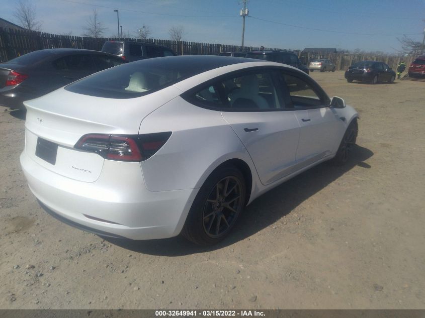 2022 TESLA MODEL 3 LONG RANGE VIN: 5YJ3E1EBXNF170311