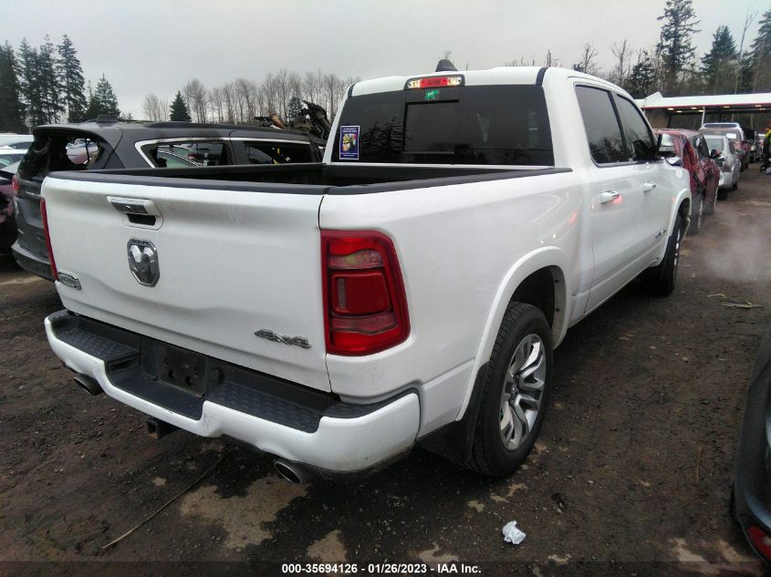 2021 RAM 1500 LONGHORN VIN: 1C6SRFKT3MN528673