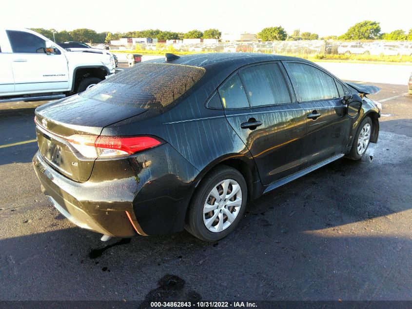 2021 TOYOTA COROLLA LE VIN: JTDEPMAE6MJ125832