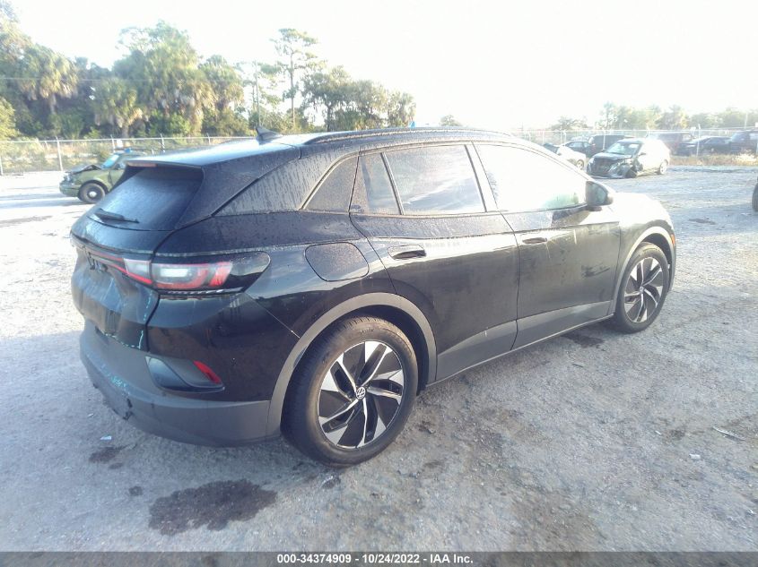 2021 VOLKSWAGEN ID.4 PRO VIN: WVGRMPE29MP039595