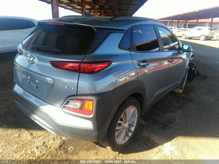 2021 HYUNDAI KONA SEL VIN: KM8K2CAAXMU607772