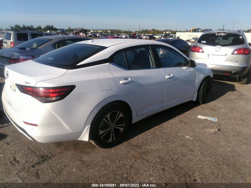 2022 NISSAN SENTRA SV VIN: 3N1AB8CV0NY228665