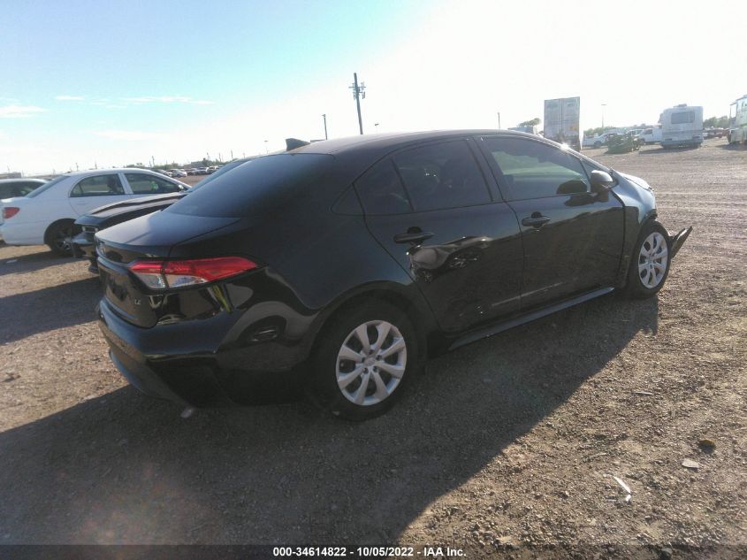 2022 TOYOTA COROLLA LE VIN: JTDEPMAE6NJ210218