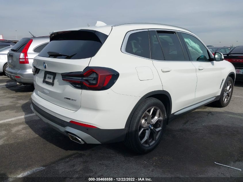 2022 BMW X3 SDRIVE30I VIN: 5UX43DP0XN9N14087