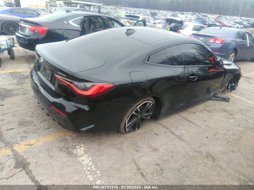 2021 BMW 4 SERIES 430I VIN: WBA53AP00MCF57519