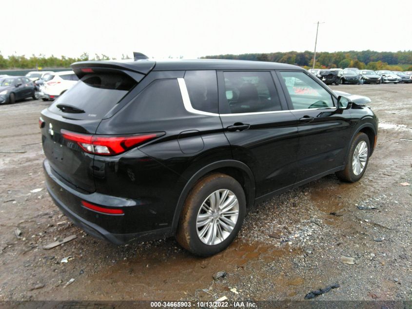 2022 MITSUBISHI OUTLANDER ES VIN: JA4J4TA83NZ033683