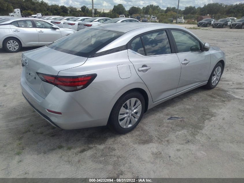 2022 NISSAN SENTRA S VIN: 3N1AB8BV6NY287270