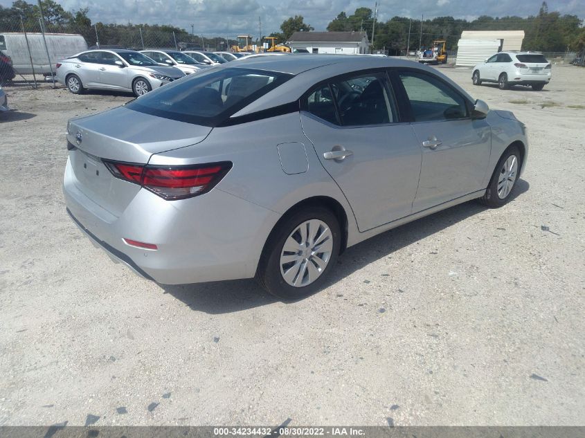 2022 NISSAN SENTRA S VIN: 3N1AB8BV3NY287467