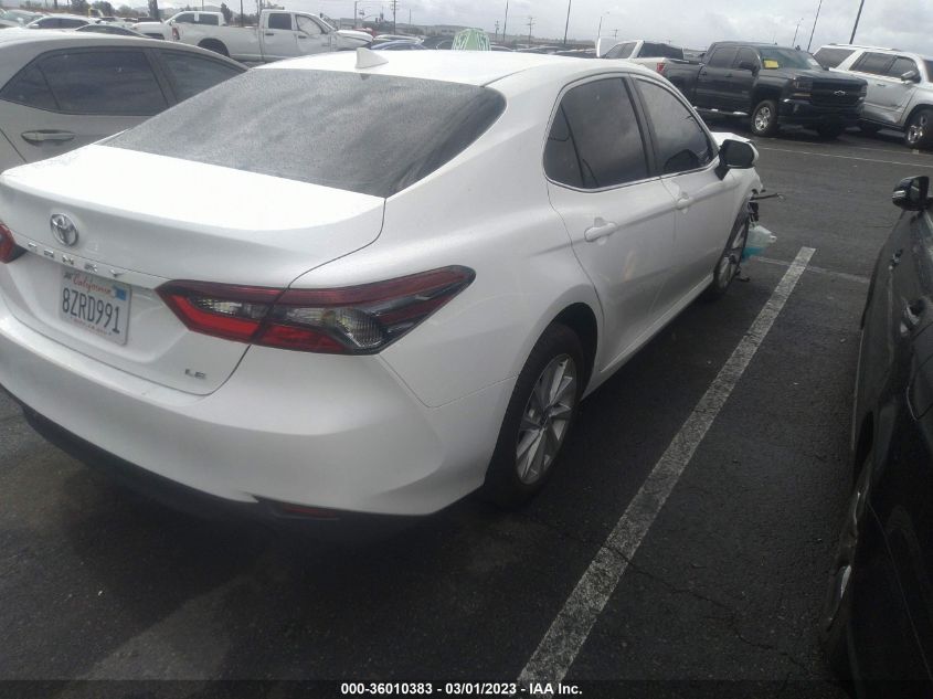 2022 TOYOTA CAMRY LE VIN: 4T1C11AKXNU022891