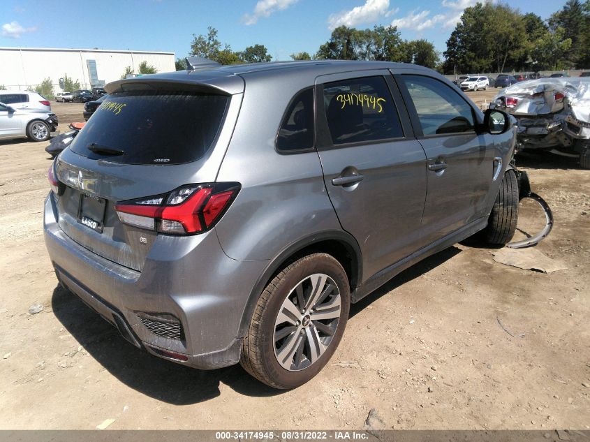 2022 MITSUBISHI OUTLANDER SPORT ES/LE/SE VIN: JA4ARUAU4NU010480