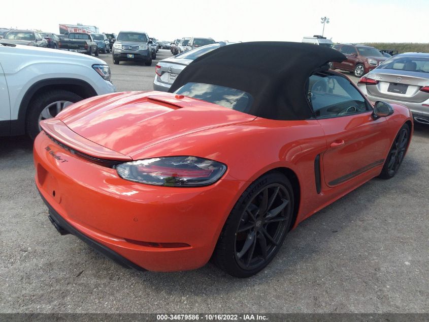 2021 PORSCHE 718 BOXSTER VIN: WP0CA2A8XMS210240