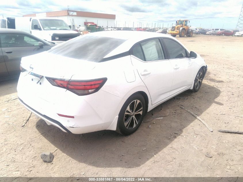 2022 NISSAN SENTRA SV VIN: 3N1AB8CV2NY208210