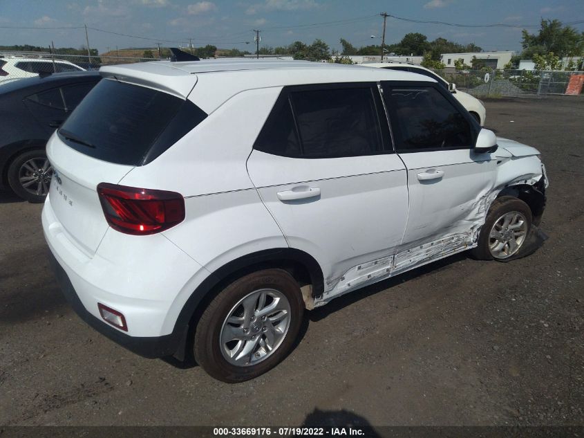2022 HYUNDAI VENUE SE VIN: KMHRB8A31NU143415