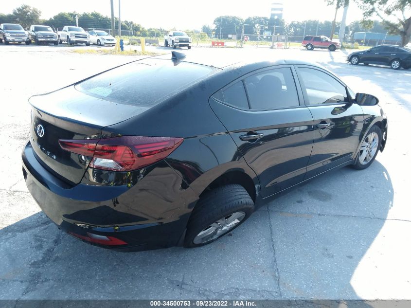 2020 HYUNDAI ELANTRA SEL VIN: KMHD84LFXLU105655