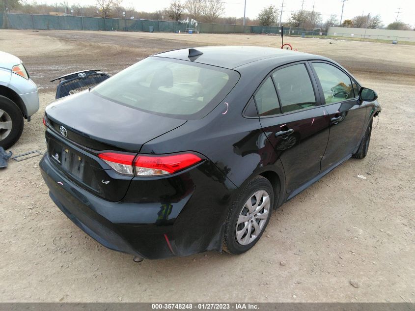 2021 TOYOTA COROLLA LE VIN: JTDEPMAEXMJ139619