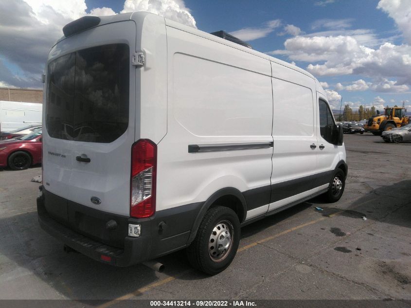2020 FORD TRANSIT CARGO VAN VIN: 1FTBR2C80LKA31186