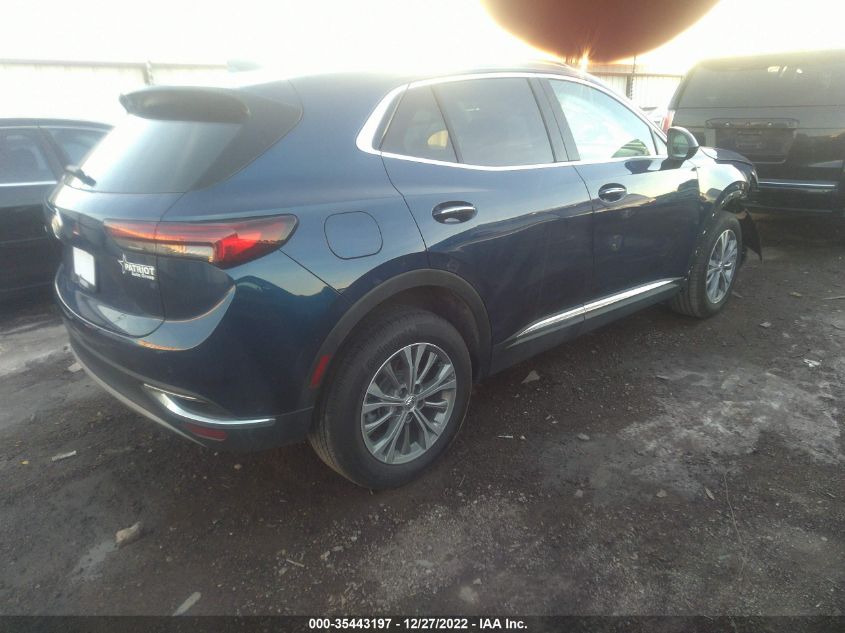 2022 BUICK ENVISION PREFERRED VIN: LRBAZLR44ND138916