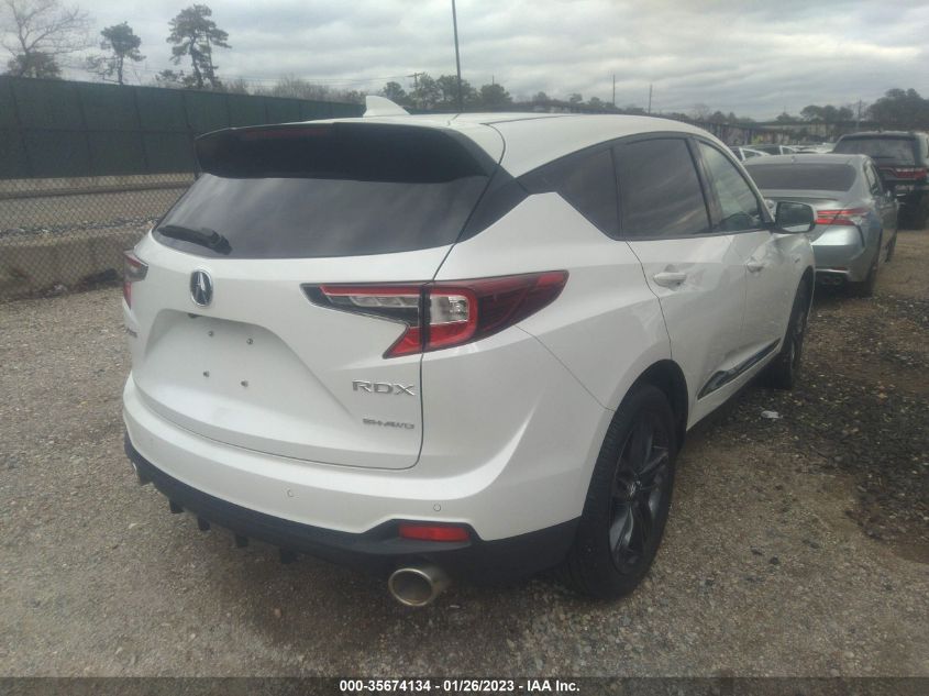2022 ACURA RDX W/A-SPEC PACKAGE VIN: 5J8TC2H61NL007782