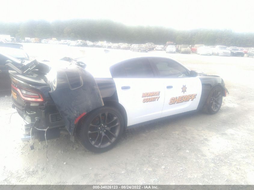 2022 DODGE CHARGER SCAT PACK VIN: 2C3CDXGJ9NH121769