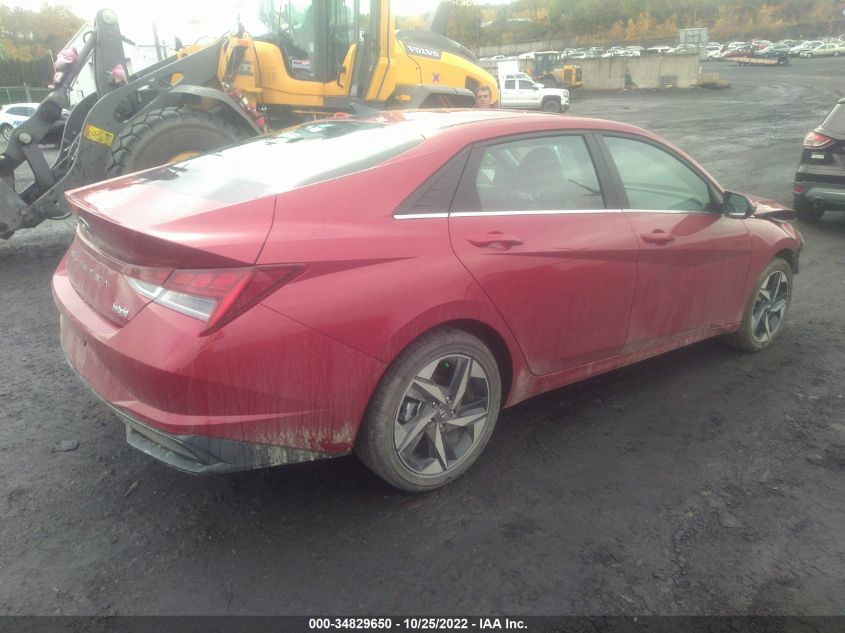 2023 HYUNDAI ELANTRA HYBRID LIMITED VIN: KMHLN4AJ6PU036349