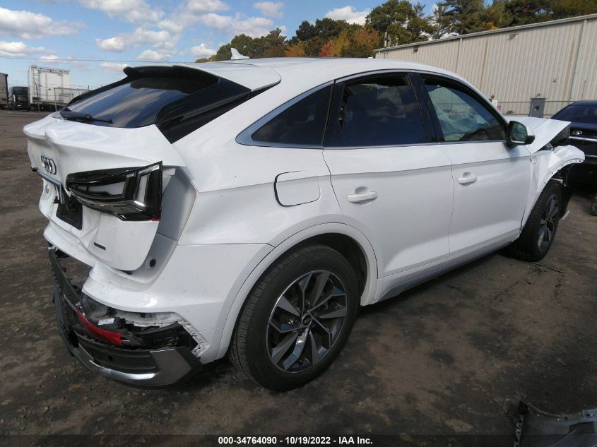 2021 AUDI Q5 SPORTBACK PREMIUM VIN: WA14AAFYXM2128638