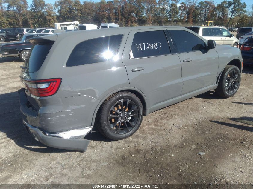 2022 DODGE DURANGO GT PLUS VIN: 1C4RDJDG5NC197049