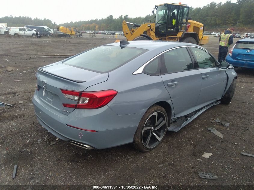 2022 HONDA ACCORD SEDAN SPORT VIN: 1HGCV1F31NA040077