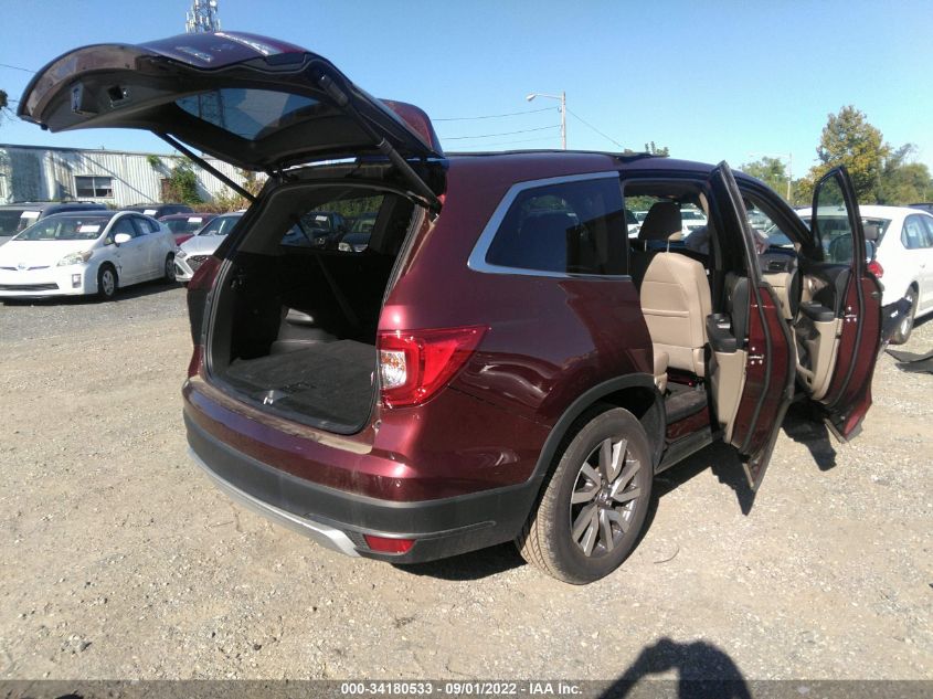 2021 HONDA PILOT EX-L VIN: 5FNYF6H52MB024117