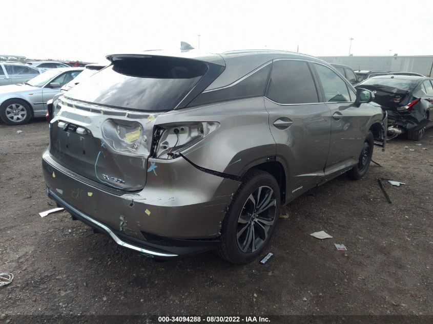 2022 LEXUS RX RX 450H VIN: 2T2HGMDA1NC074996