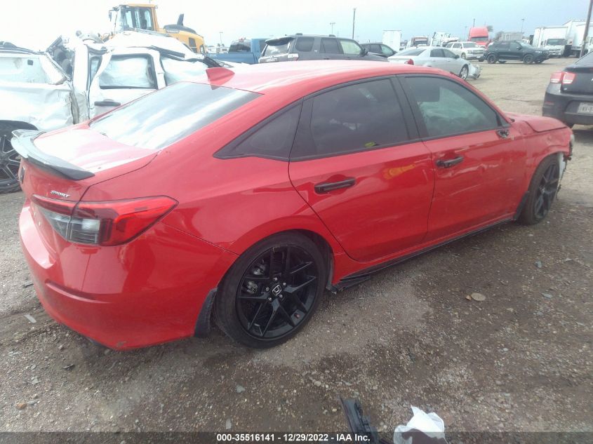 2022 HONDA CIVIC SEDAN SPORT VIN: 2HGFE2F52NH571259