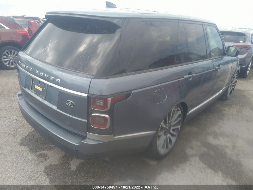 2022 LAND ROVER RANGE ROVER WESTMINSTER VIN: SALGS2RU7NA466884