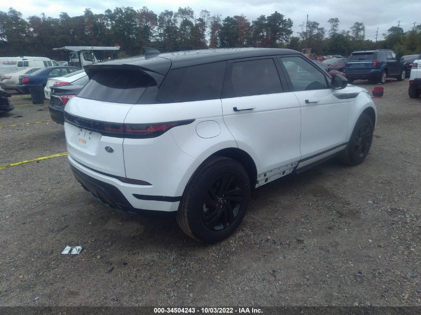 2022 LAND ROVER RANGE ROVER EVOQUE R-DYNAMIC S VIN: SALZT2FX3NH173897