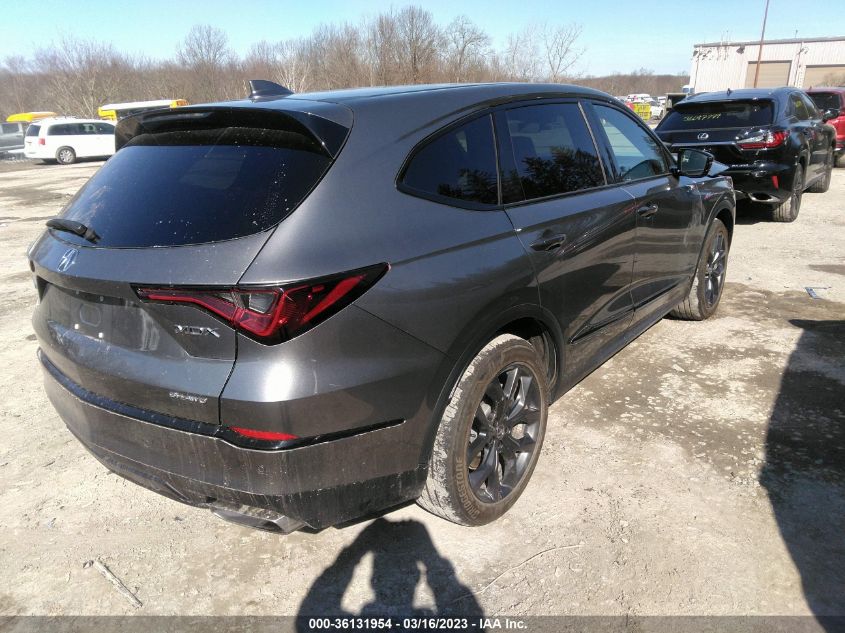 2022 ACURA MDX W/A-SPEC PACKAGE VIN: 5J8YE1H06NL009663