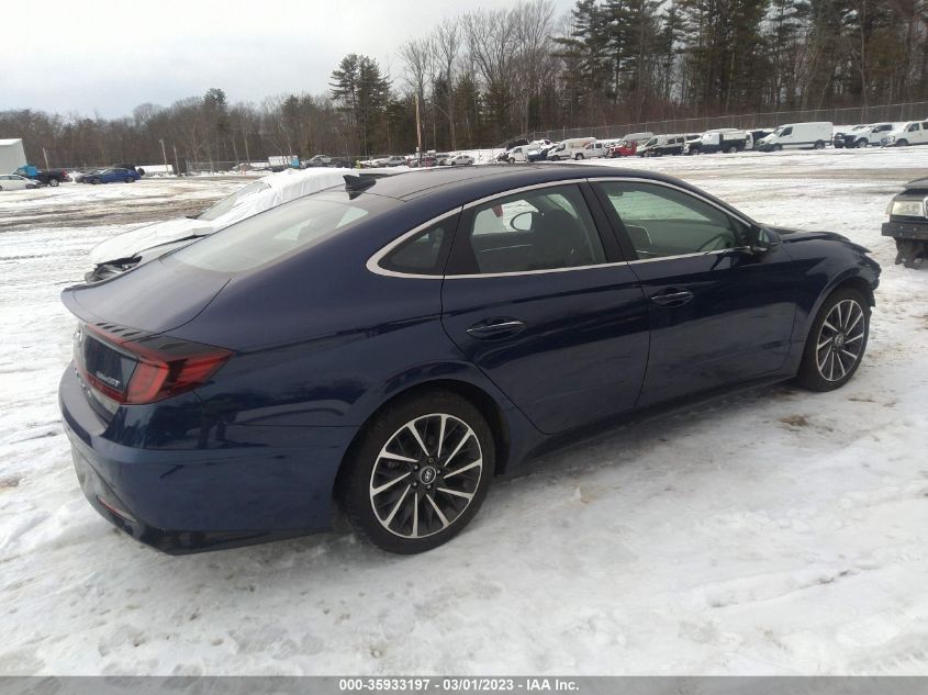 2022 HYUNDAI SONATA LIMITED VIN: 5NPEH4J23NH148482