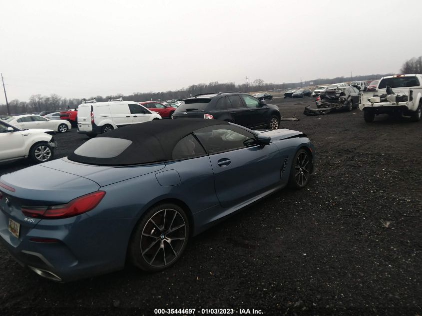 2022 BMW 8 SERIES 840I VIN: WBADZ4C01NCH71602
