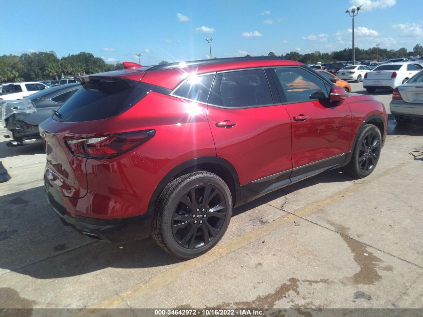 2022 CHEVROLET BLAZER RS VIN: 3GNKBERS9NS132542