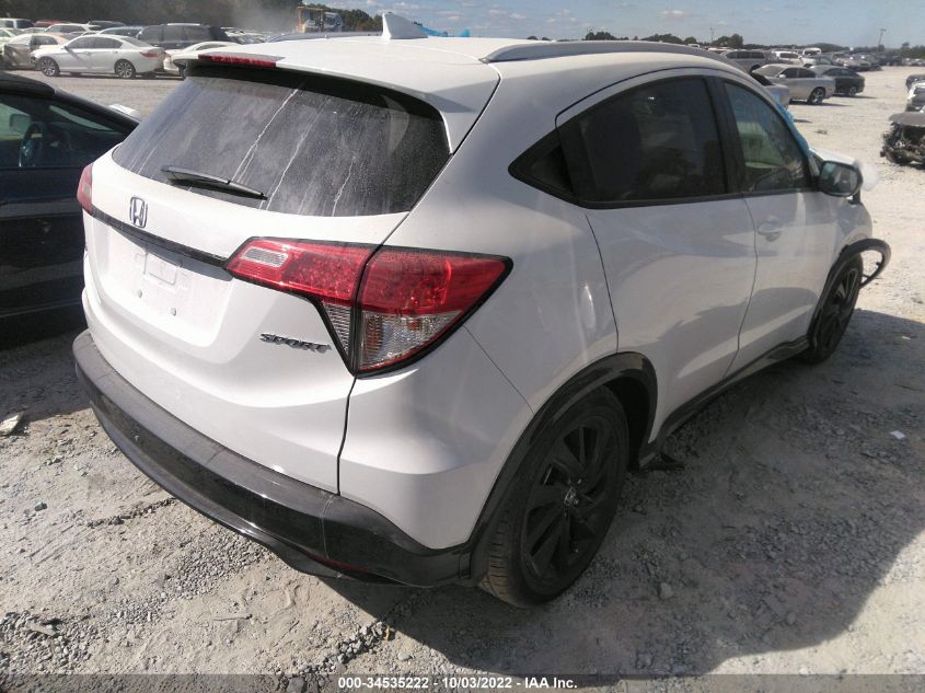 2022 HONDA HR-V SPORT VIN: 3CZRU5H18NM718156