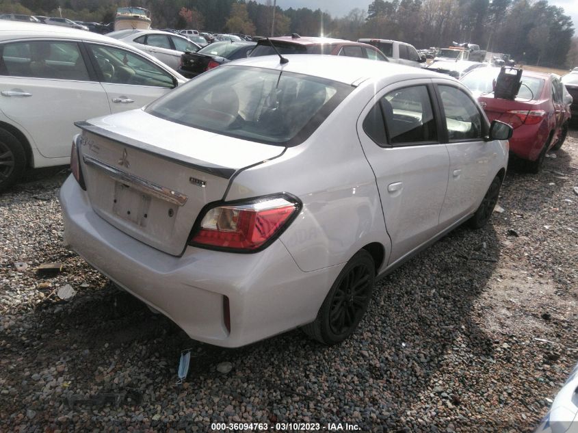 2022 MITSUBISHI MIRAGE G4 ES/LE/BLACK EDITION VIN: ML32FUFJ7NHF05174