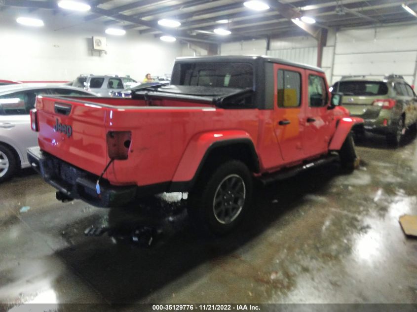2021 JEEP GLADIATOR 80TH ANNIVERSARY VIN: 1C6HJTAG7ML513707