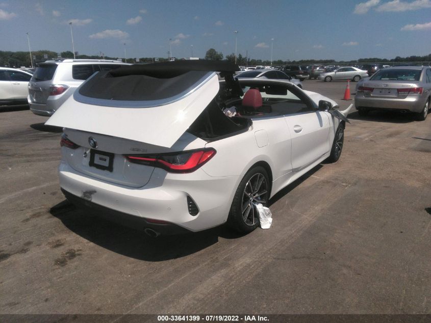 2022 BMW 4 SERIES 430I XDRIVE VIN: WBA43AT02NCH71267