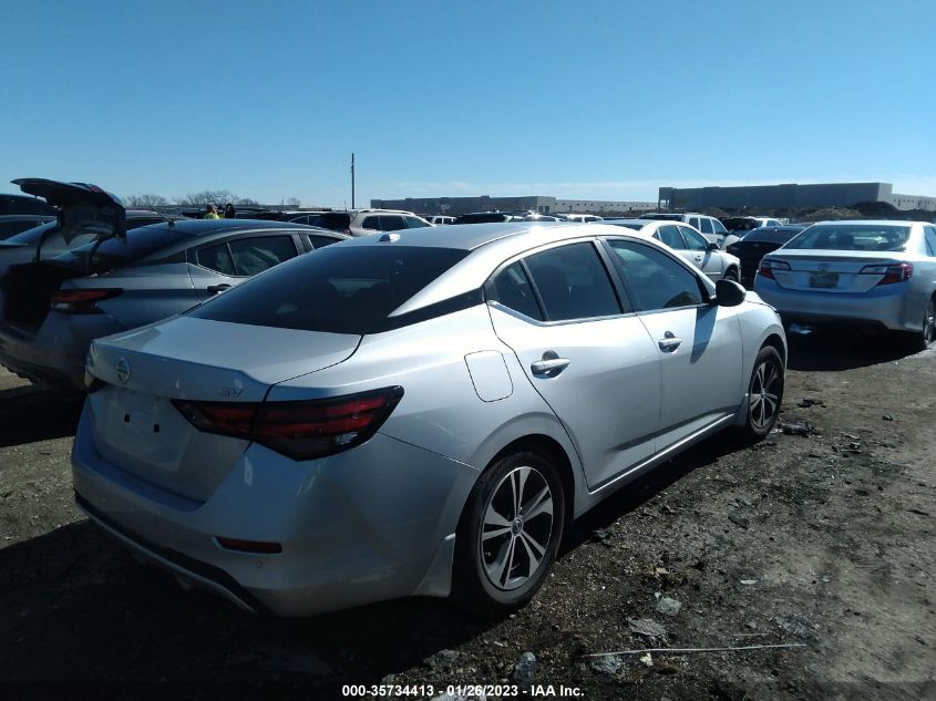2022 NISSAN SENTRA SV VIN: 3N1AB8CV1NY297543