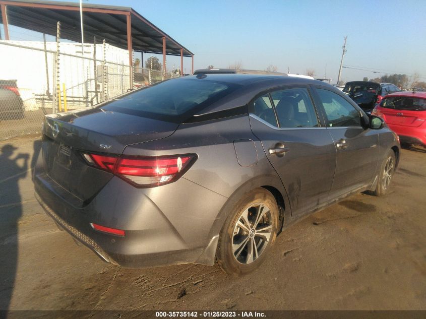 2022 NISSAN SENTRA SV VIN: 3N1AB8CV0NY236927