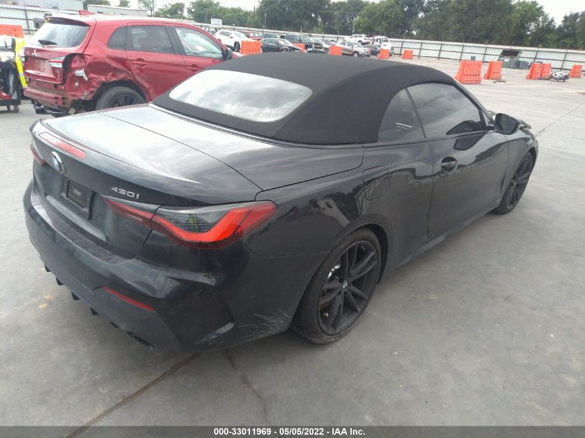 2021 BMW 4 SERIES 430I VIN: WBA23AT01MCH04830